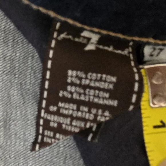 7 for all mankind slim straight jeans - Picture 6 of 11